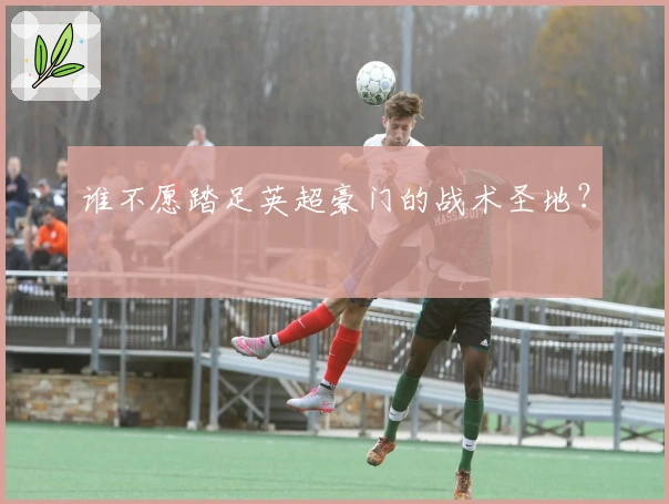 谁不愿踏足英超豪门的战术圣地？